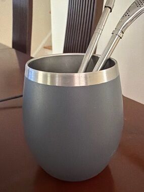 Matte Gray Stainless Cup